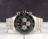 Breitling 44mm Chronomat B01 Black Dial Stainless Steel Men's Watch AB0136